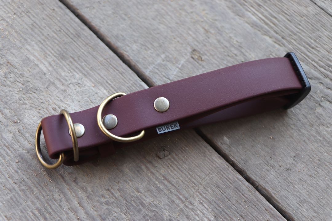 Obroża BIOTHANE Saddle brown  zdjęcie 1