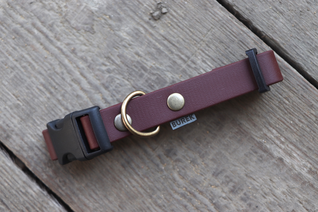 Obroża BIOTHANE Saddle brown zdjęcie 1