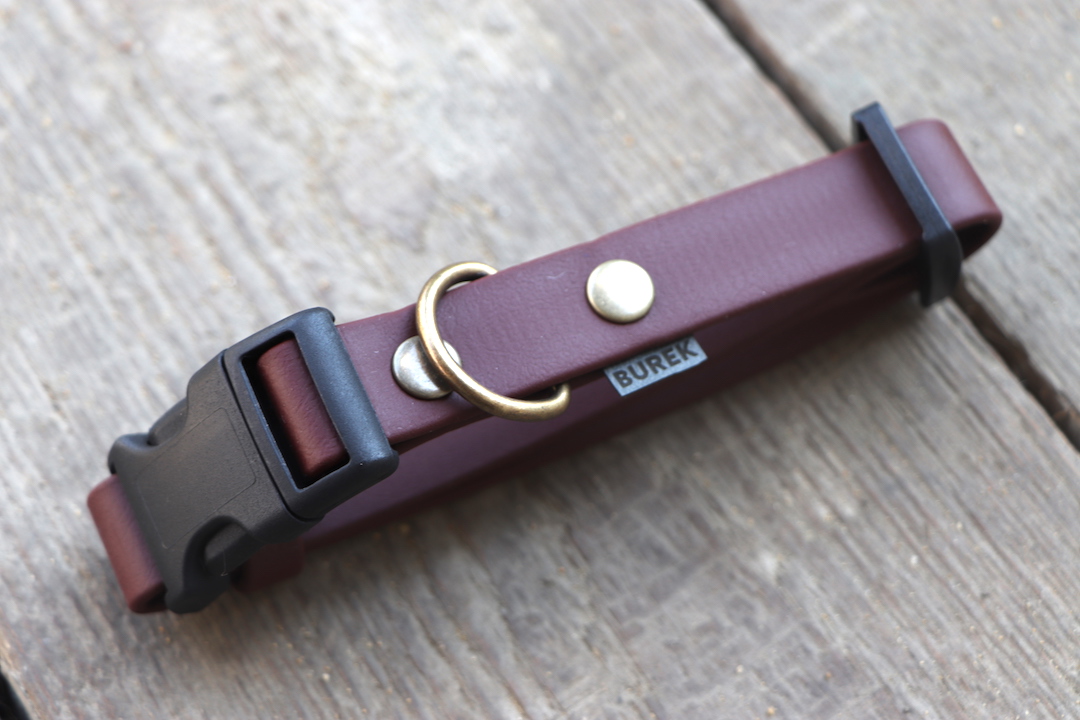 Obroża BIOTHANE Saddle brown zdjęcie 2