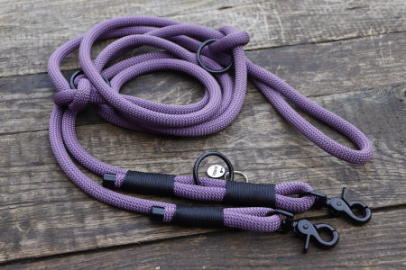 Smycz przepinana linowa FIOŁEK