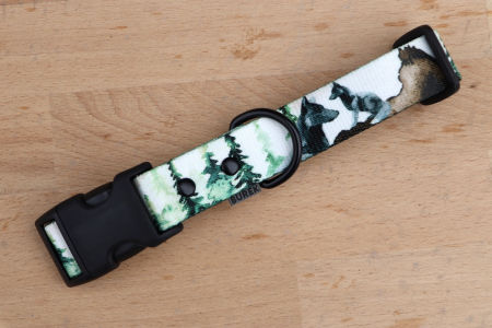 Obroża z klamrą WILKI