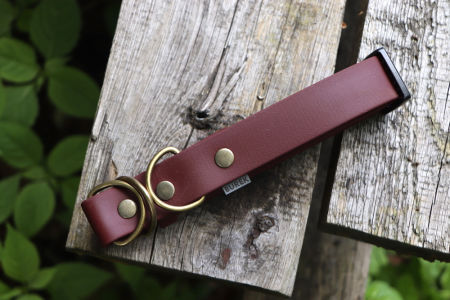 Obroża półzaciskowa Ciepły brąz M